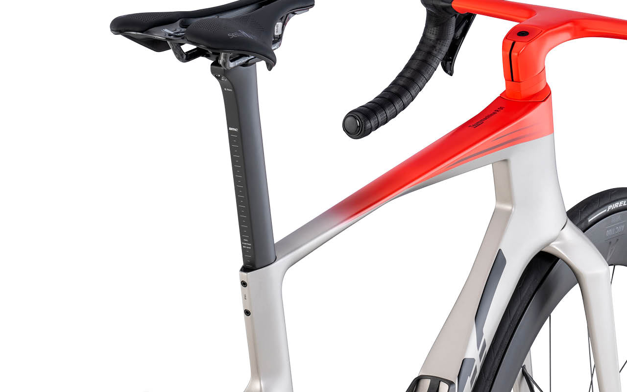 Bmc Tea Machine R Two Teammachine R 01 TWO Arctic Silver / Neon Red – BMC Switzerland AG